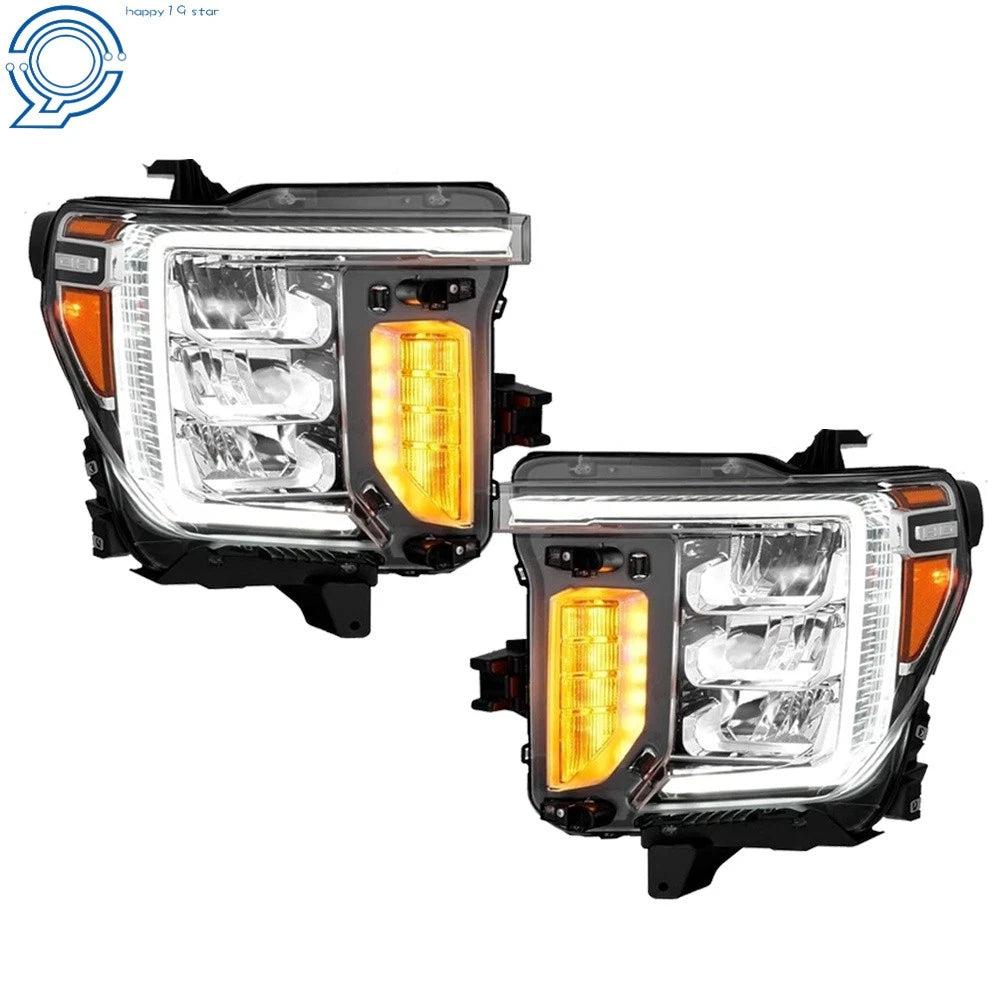 Full LED Headlight Set for GMC Sierra 2500/3500 HD (2020-2023)
