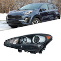 Headlight Assembly for Kia Sportage FWD (2017â2019) with LED DRL