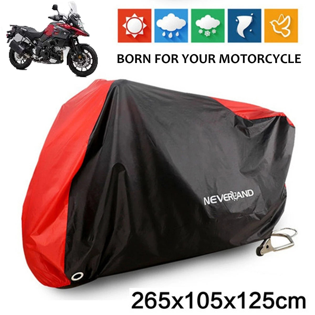 XXL Waterproof UV Motorcycle Cover for X-Pro 150cc T