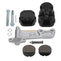 Front Brake Caliper & Holder Kit Assembly w/Pads for Honda CB360/400F/450/500/550 (1974–1978)