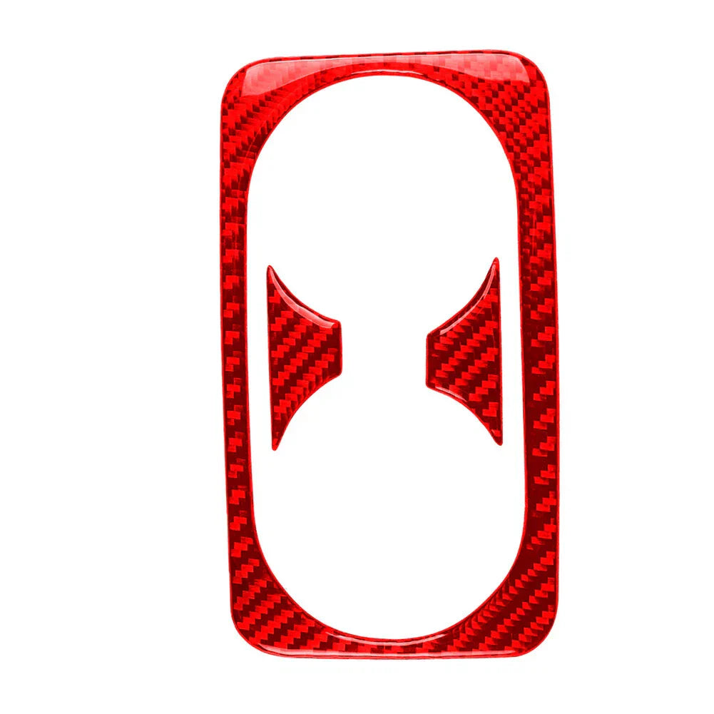 Rear Armrest Cup Holder Cover Trim for Kia Stinger (2018-2023) Red