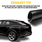 Stainless Steel Exhaust Pipe Tail Muffler Tip for Car (Universal Fit)