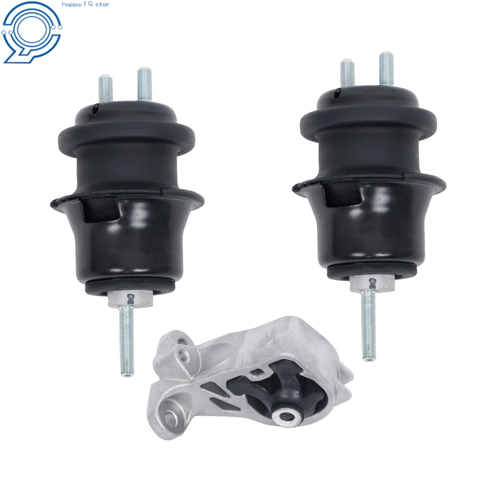 3X Front Engine Motor Mounts for Subaru Outback (2010–2012) 2.5L H6