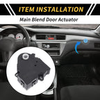 HVAC Air Door Actuator for Buick Century (1997–2005) No. 604107, 16124932