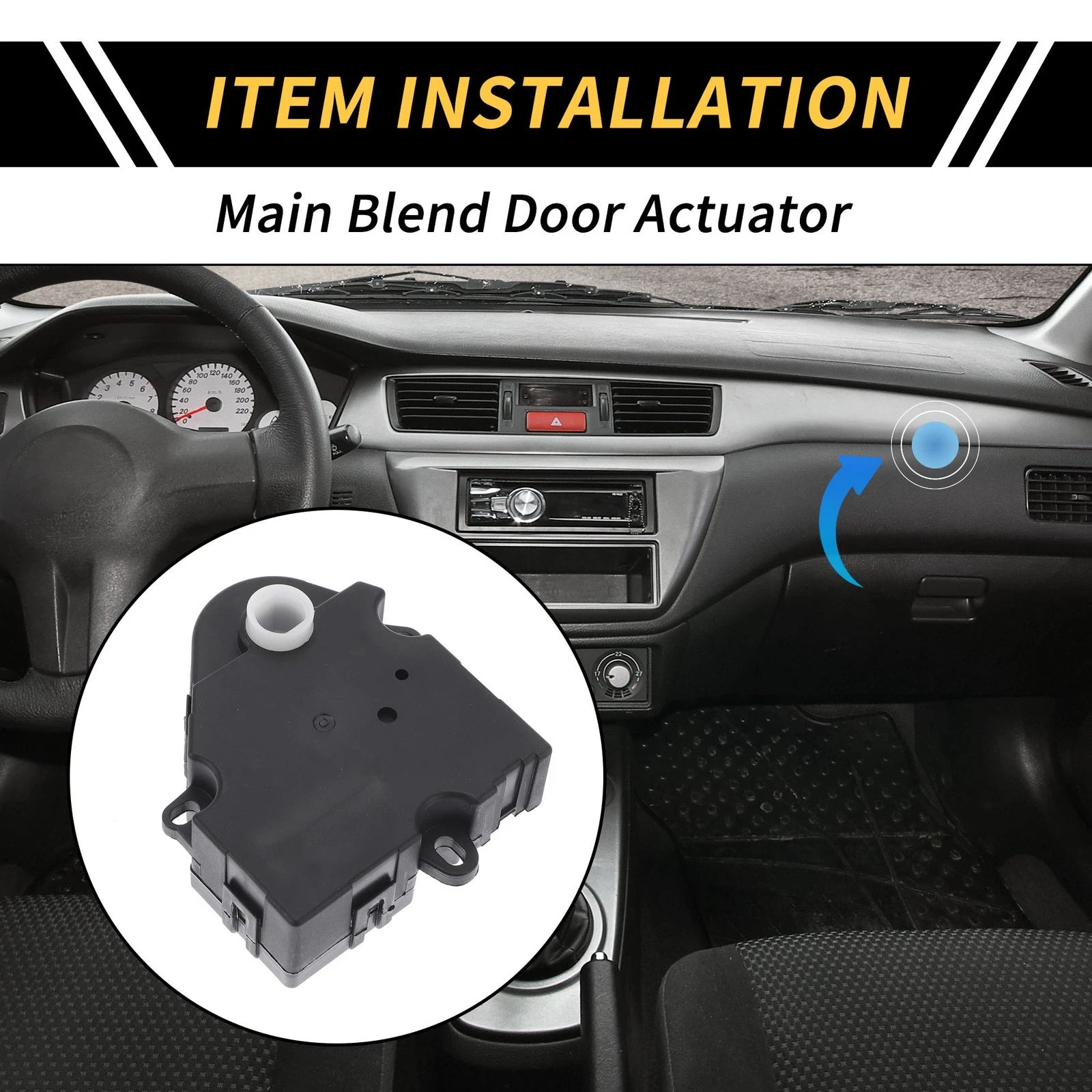 HVAC Air Door Actuator for Buick Century (1997–2005) No. 604107, 16124932