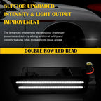2X Smoke Side Marker Lights for Dodge Challenger (2008-2014) LED