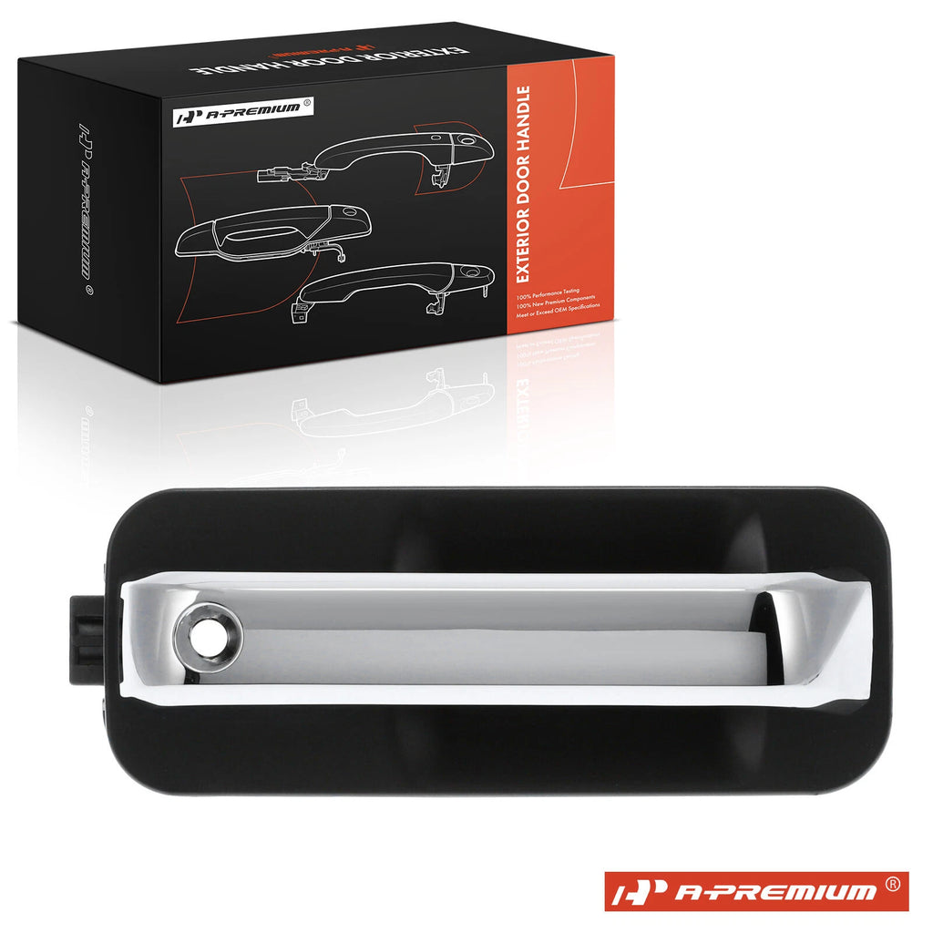Chrome & Black Exterior Door Handle for Ford F-150 (2015–2020)