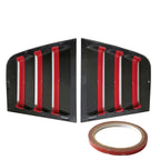 Rear Side Window Blinds Louver Cover for Dodge Charger (2011–2023)