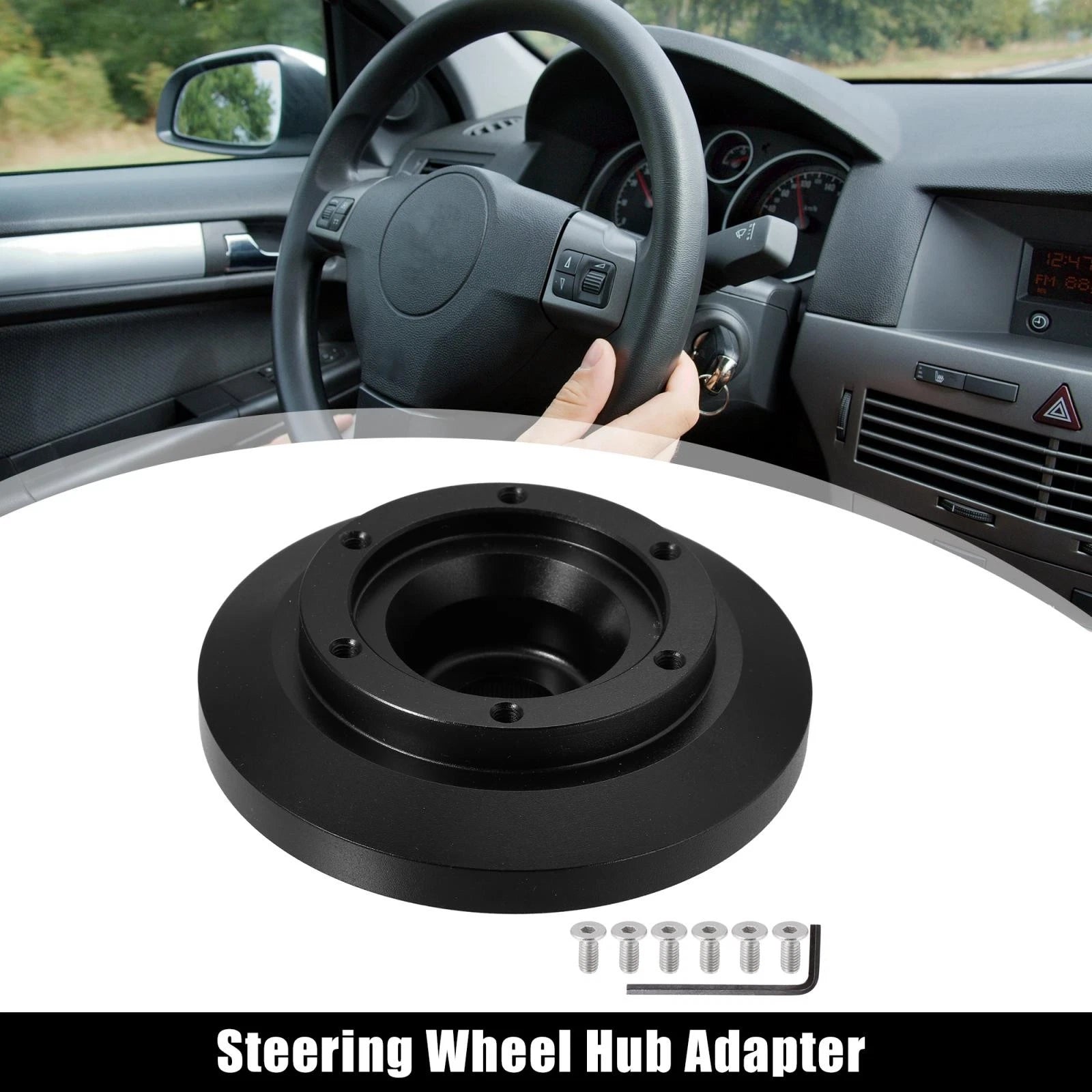 6 Hole Steering Wheel Hub Adapter for BMW M3 Z4 E90 Mini Cooper (2007–2013)