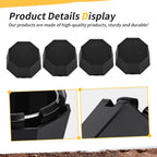 Set of 4 Matte Black Hub Caps for Polaris Sportsman 570 (Only TO 6/20/2024) 5451374-458