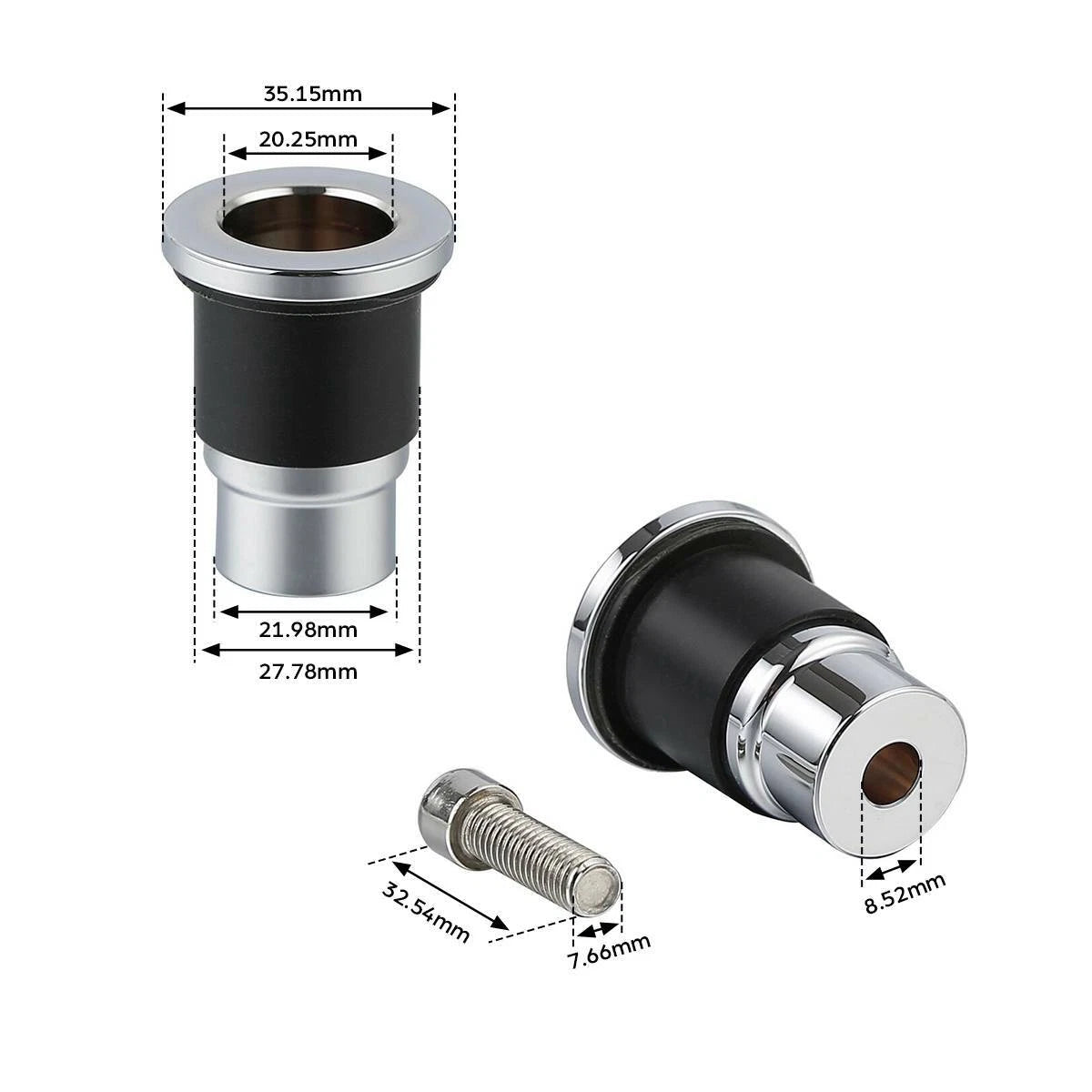 Quick Release Mounting Spools for Indian Chief Vintage Dark Horse (2014–2018)
