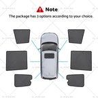 UV Blocking Magnetic Window Shades for Mitsubishi Pajero (2006–2022)
