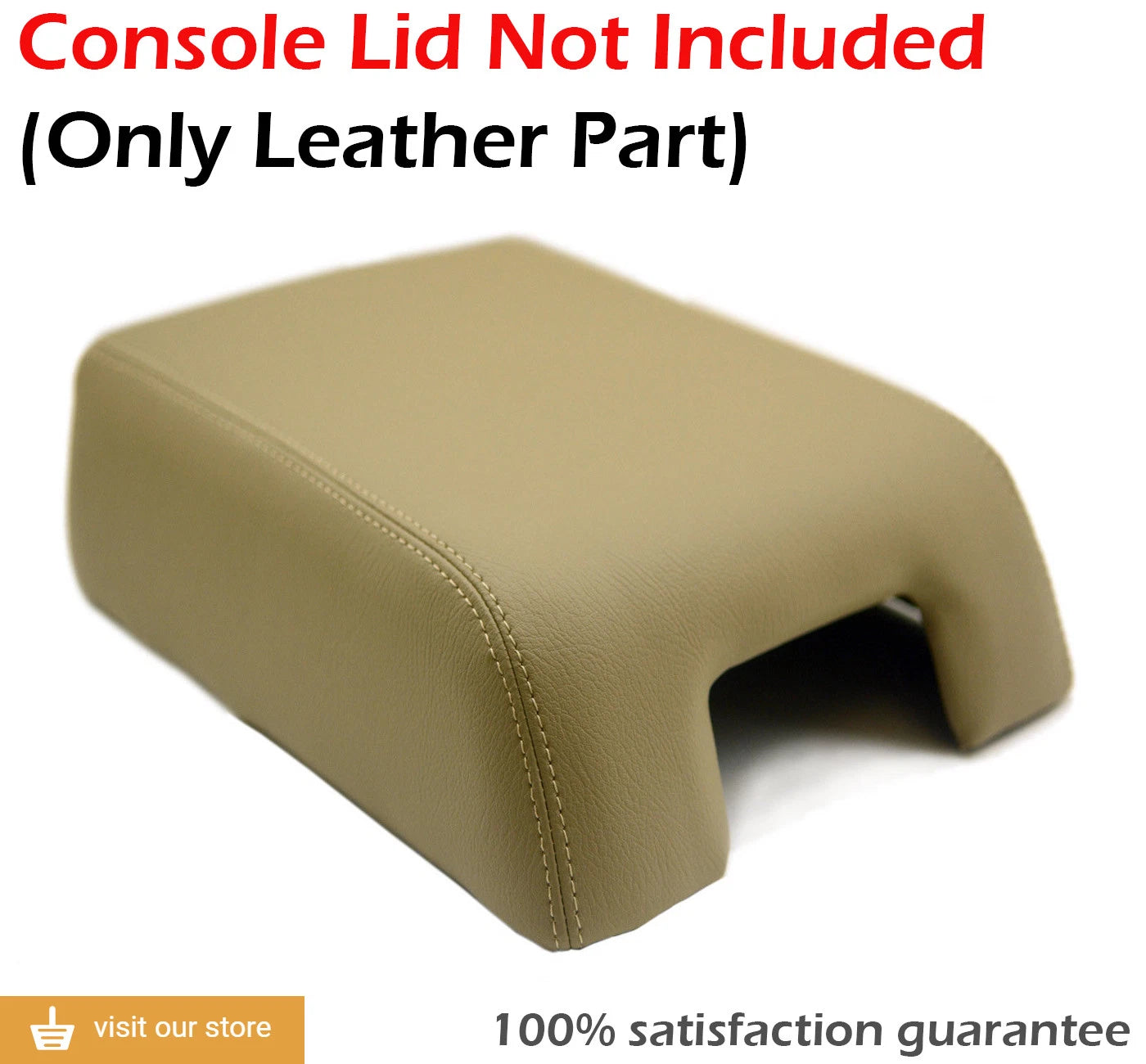 Leather Synthetic Center Console Armrest Cover for Ford Expedition (2007–2017)