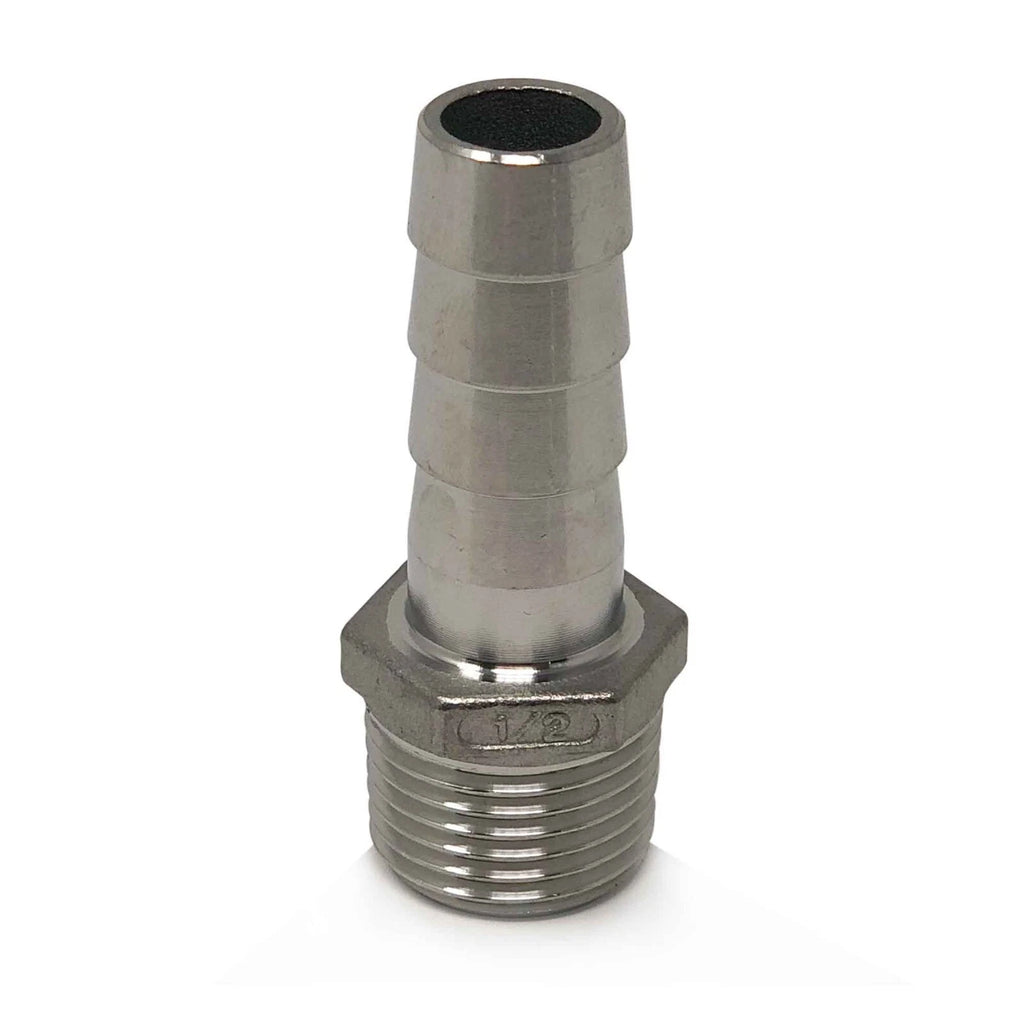 Hose Barb Fitting Connector Adapter 1/2" NPT Male x 5/8" Hose ID - FO4311