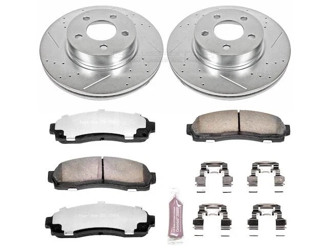 Front Brake Pad and Rotor Kit for Mazda B4000 (2003–2009) FN147JP