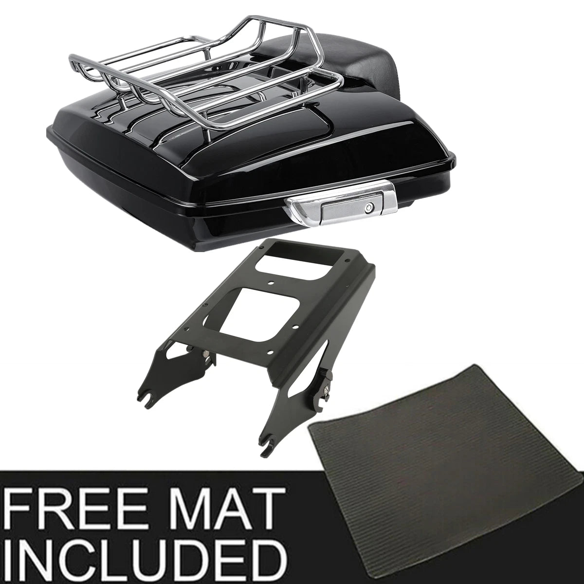 Trunk Pad Mount Rack for Harley Touring Street Road Glide (2009–2013)