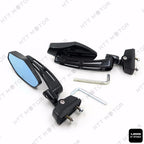 CNC Aluminum Rearview Side Mirrors for Yamaha XVS1100 V-Star Custom (2000–2009)