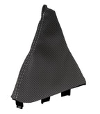 Manual Shift Boot Cover for Dodge Ram 1500 (2002–2008) Carbon Fiber Gray Stitch