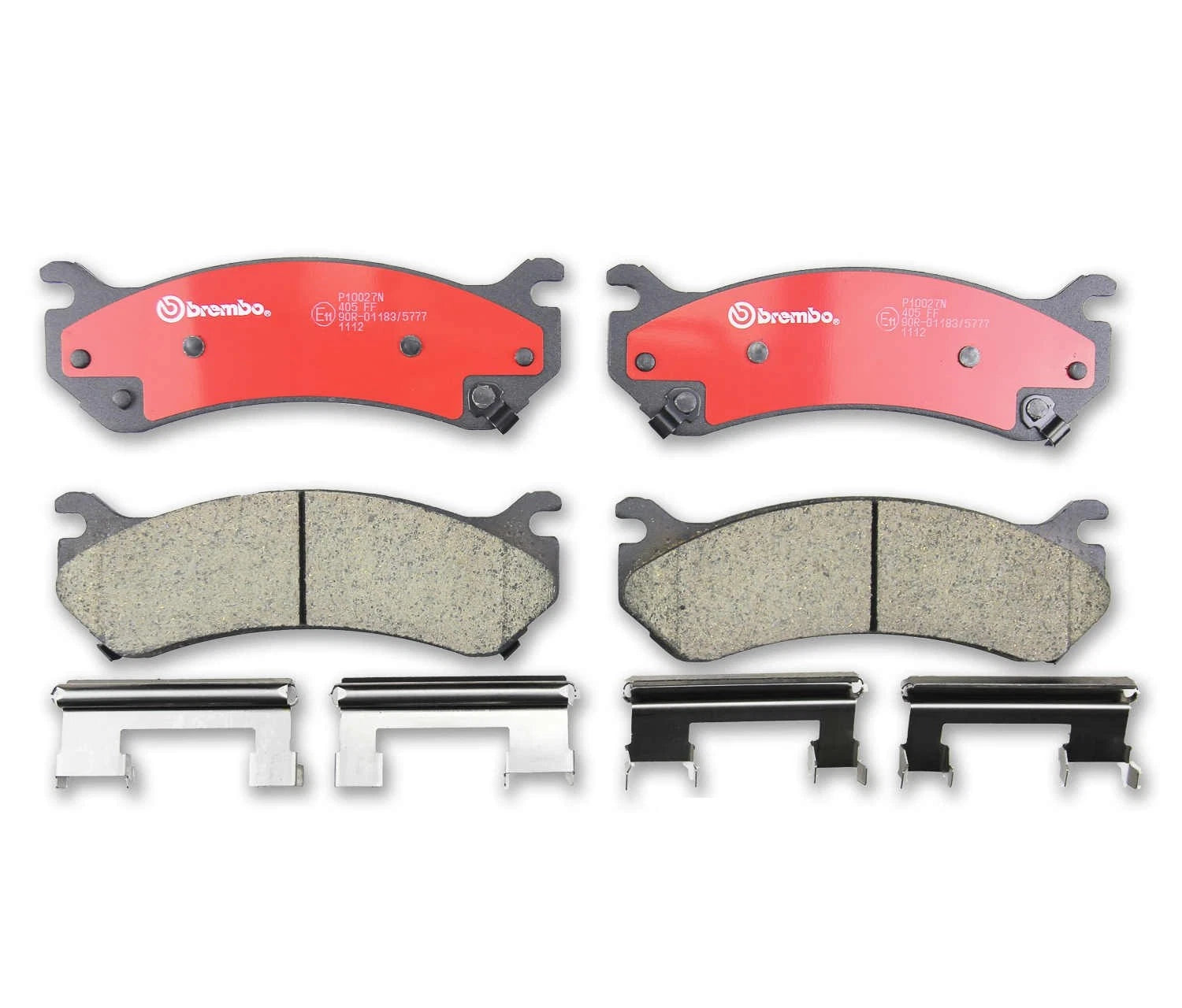 Rear Brake Pad Set for Cadillac Escalade, Chevy Astro, GMC Hummer (w/Shims)