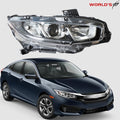 Halogen Headlight for Honda Civic (2016–2021) Passenger Side