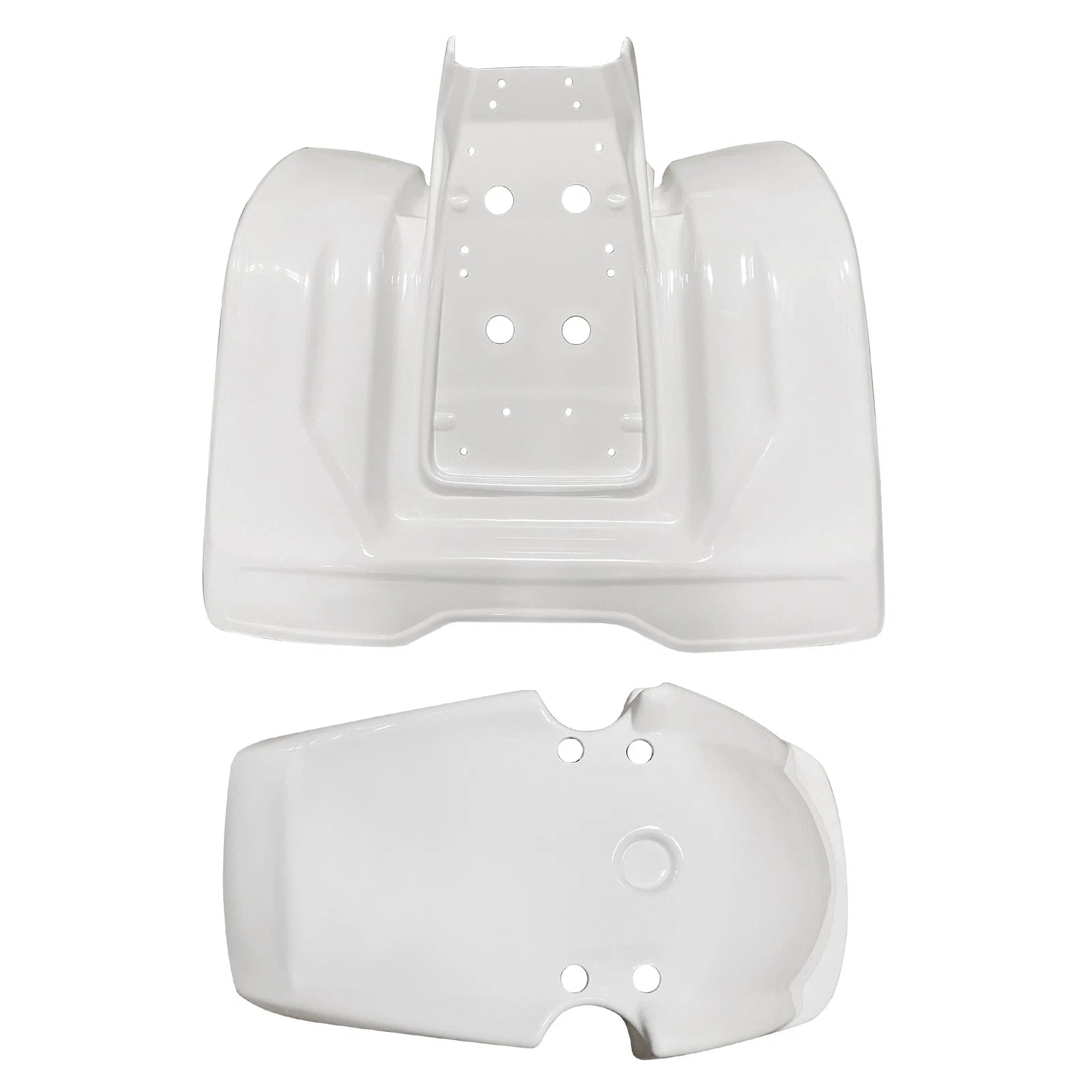 Front and Rear Fender Set for Honda ATC200X (1983–1985) - ABS Plastic White