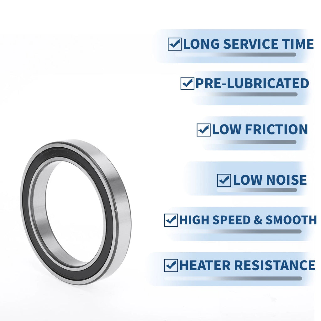 Deep Groove Ball Bearing 6916DDU for Scooter Skateboard (80x110x16mm)