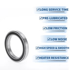 Deep Groove Ball Bearing 6916DDU for Scooter Skateboard (80x110x16mm)