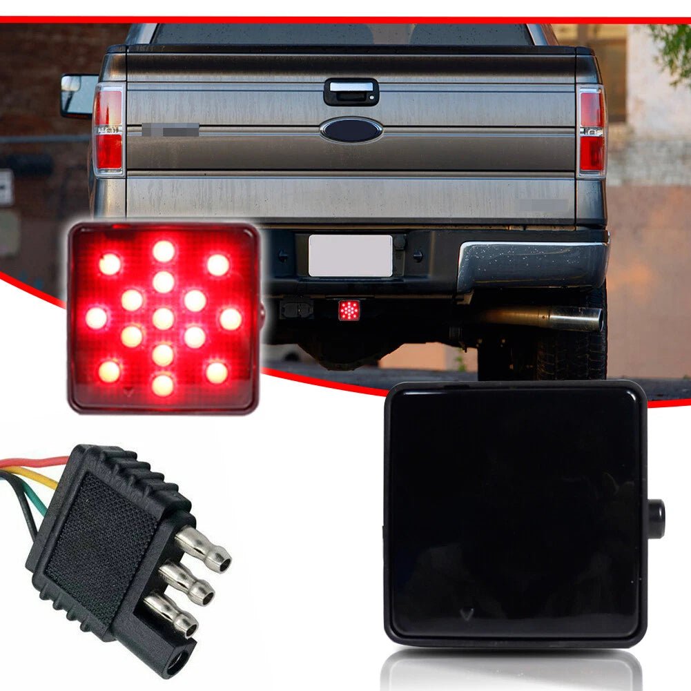 15-LED Smoked Lens Brake Light for Trailer Hitch (2" Towing)