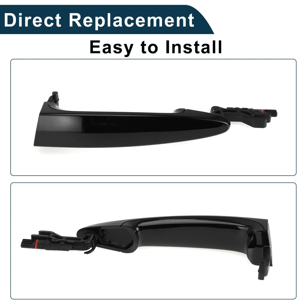 Door Handle Front Left Exterior for BMW X5 E70 E71 E72 Black