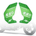 CNC Engine Side Panel Cover Plate Green for Kawasaki Vulcan S EN650 VN650 (2015–2022)