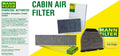 Set of 2 Cabin Air Filters for BMW X5 (2007–2016) & X6 (2008–2015) - Activated Charcoal