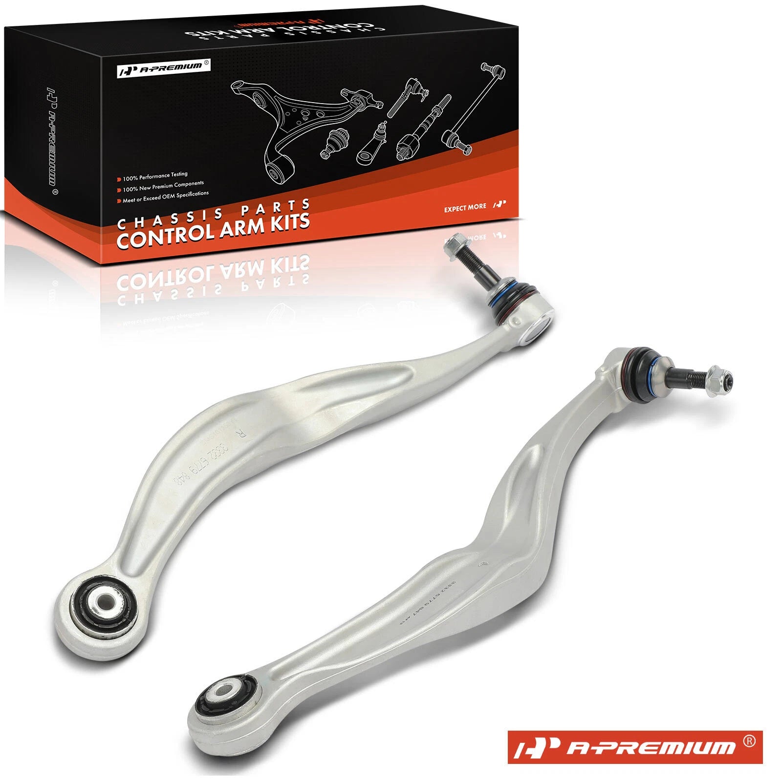 2X Rear Upper Control Arm with Ball Joint for BMW 535i GT (2010–2017)