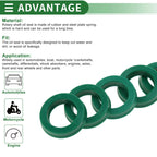 Set of 5 Oil Seal Rotary Shaft Seal 12x18x4mm High Pressure Green