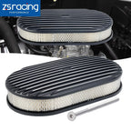 15" Oval Full Finned Air Cleaner for SBC BBC Chevy Ford