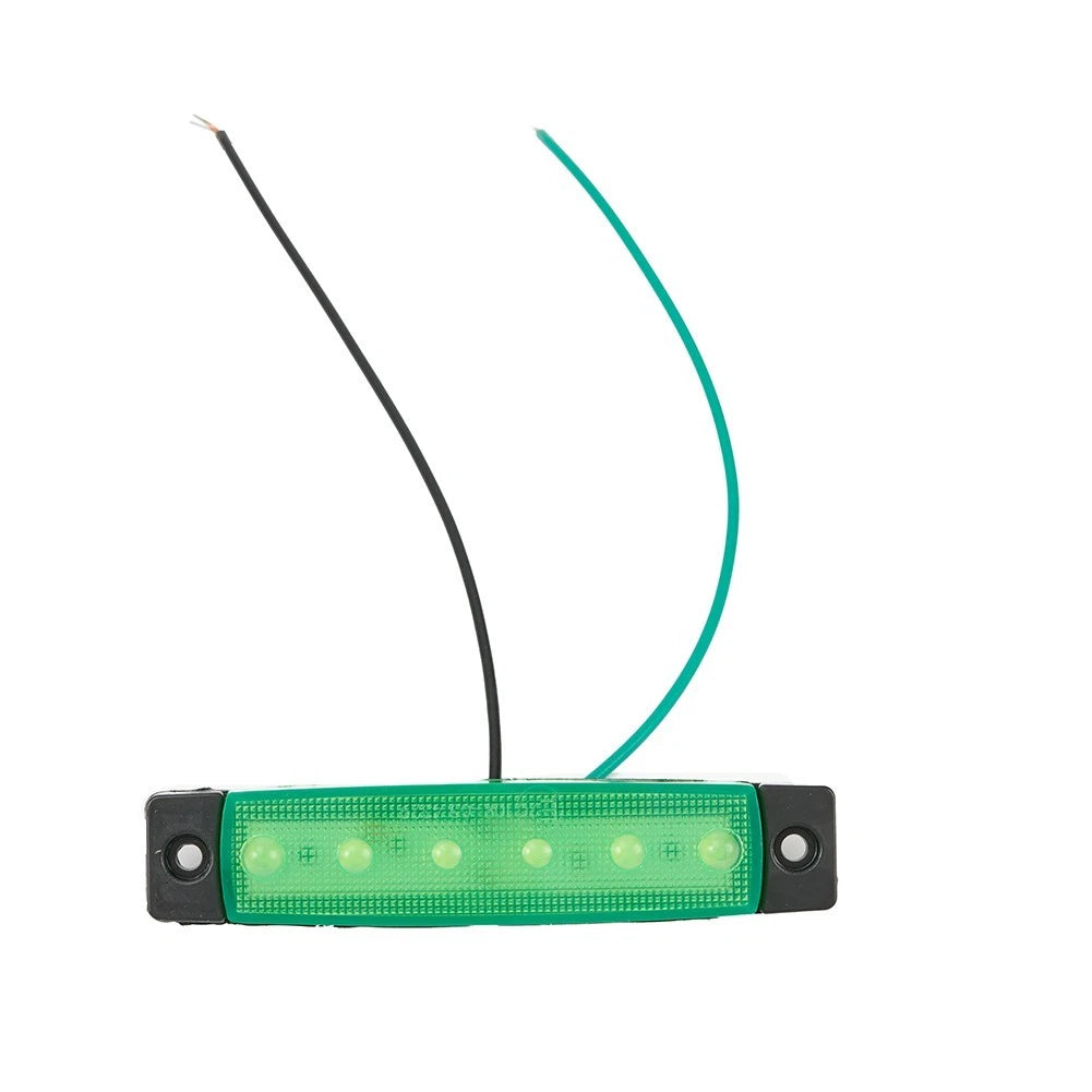 6LED Navigation Lights for Boat (DC12V) - Green & Red Starboard Lamps