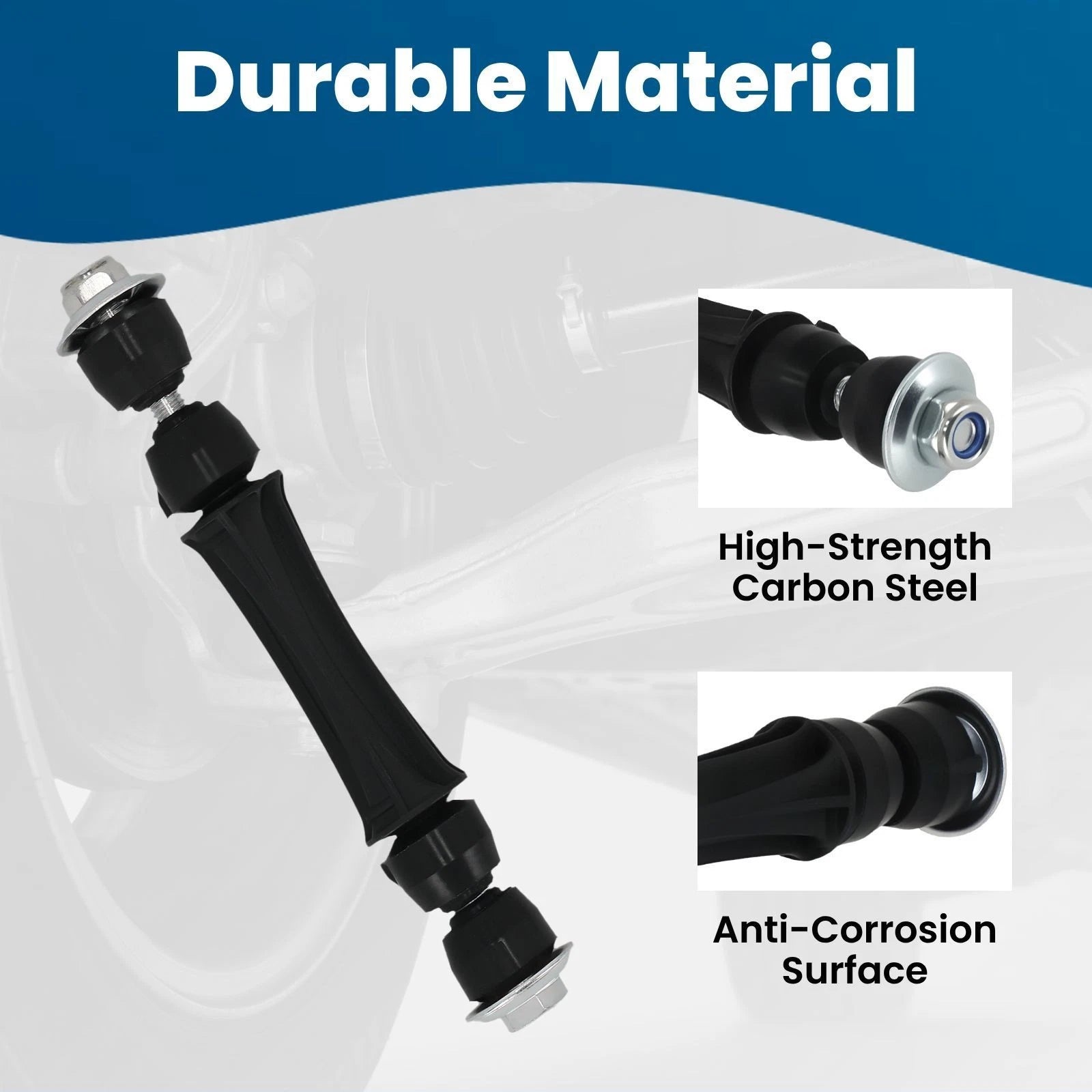 2X Front Sway Bar Links for Chevy Silverado Tahoe Suburban Sierra 1500 Yukon (2007–2014)