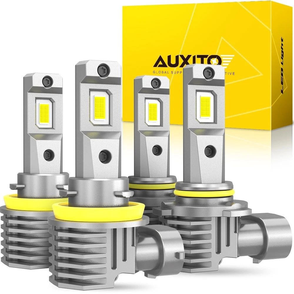 H11 9005 LED Headlight Bulbs Kit for High/Low Beam (6500K, 120000LM)