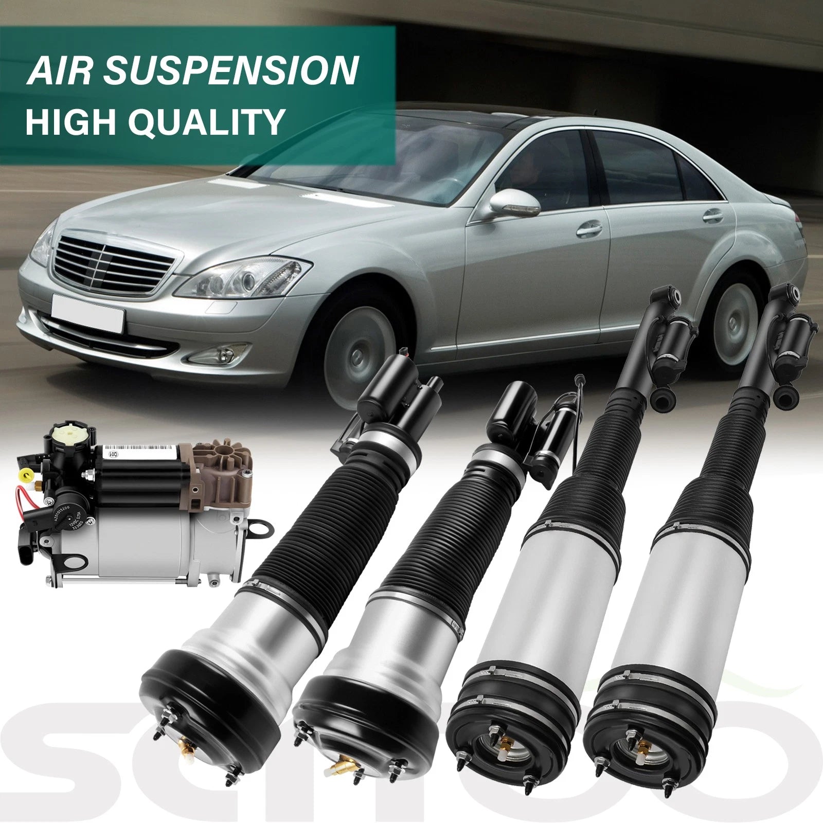 5X Air Suspension Strut Compressor for Mercedes W220 S430 S500 (1999–2006)