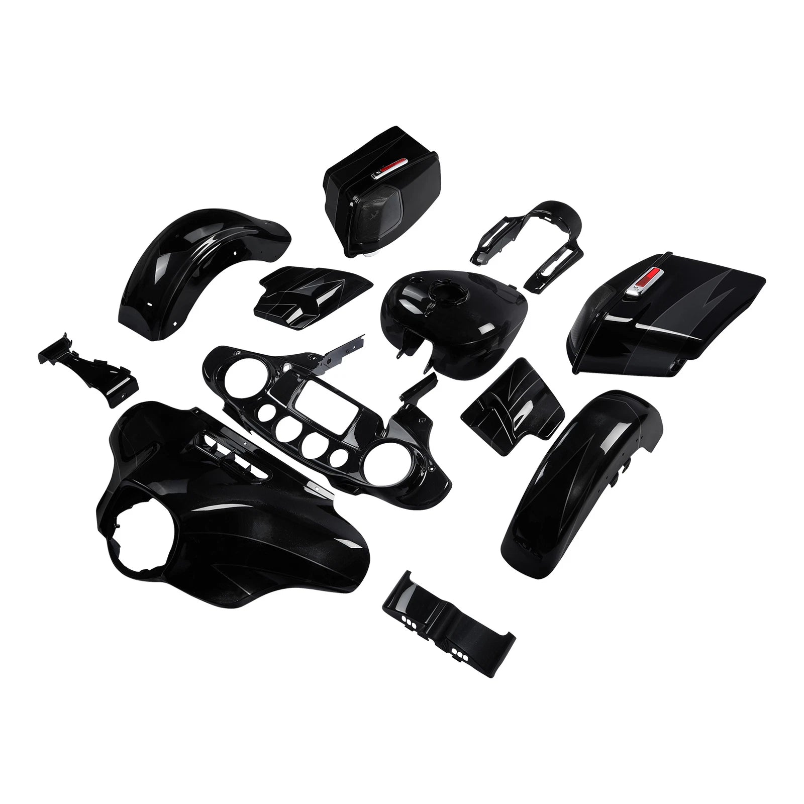 Fairing Bodywork for Harley Street Glide (2014–2023) Dark Slate Candy Black