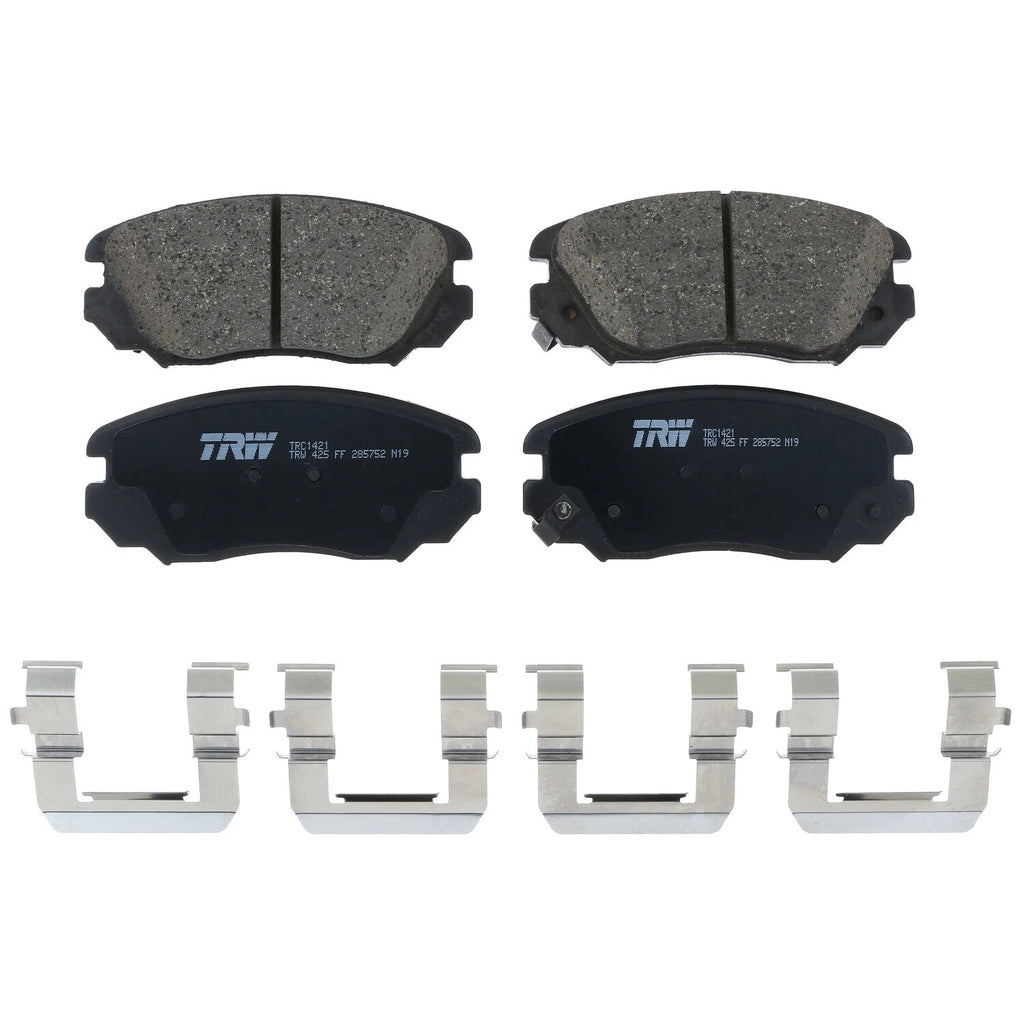 Front Brake Kit 321mm Disc Rotors & TRW Pro Ceramic Pads for Buick Chevrolet GMC