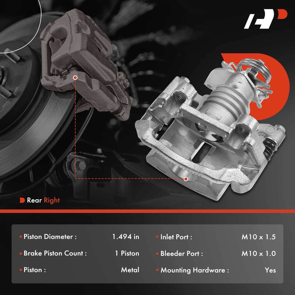 Rear Right Brake Caliper for Chevrolet Malibu (2004-2012)