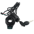 Ignition Lock System for Electric Scooter Keys & Cylinder