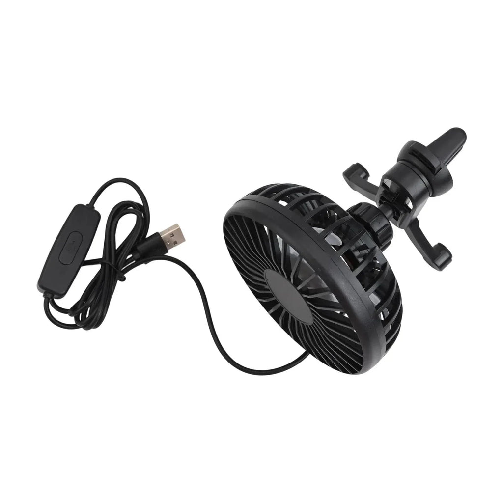 USB Interface for Car Fan Low Noise 3-Speed