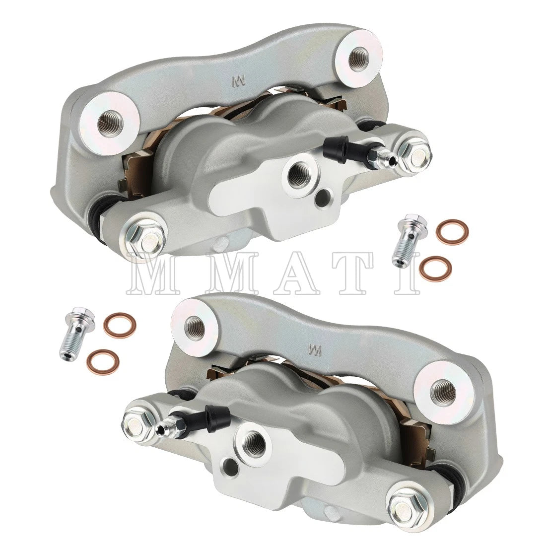 Set of 2 Rear Brake Calipers & Pads for Yamaha YXZ1000R SS EPS (2016–2024)
