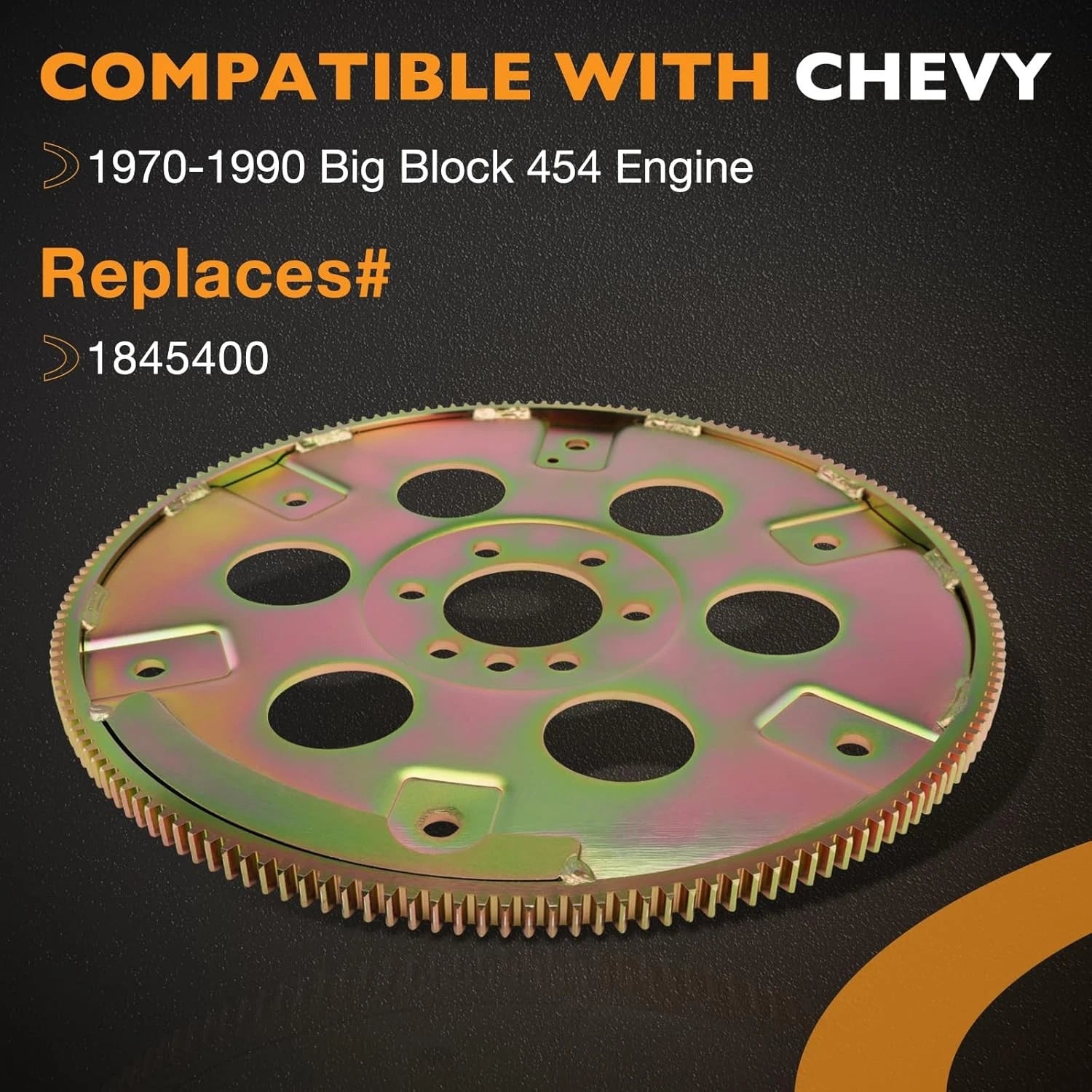 Flexplate 168 Teeth w/Bolts for Chevy 454 (1970–1990) - 1845400 Chromoly Steel