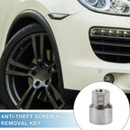 Wheel Lock Lugnut 9/10" Anti-theft Screw Nut Removal Key for Porsche