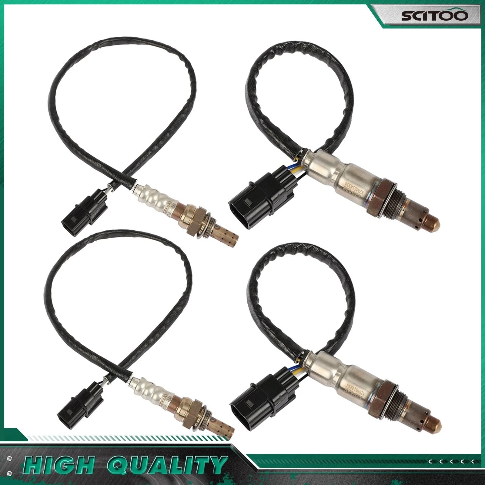 Set of 2 Upstream & Downstream O2 Sensors for Honda Acura 3.5L 3.7L (2008–2014)