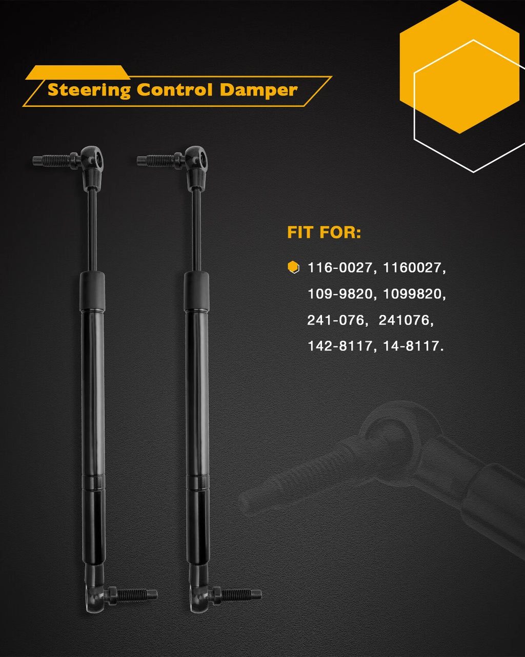 Steering Shock Damper for Exmark Lazer Z Toro Z Master G3 (2014-2023)