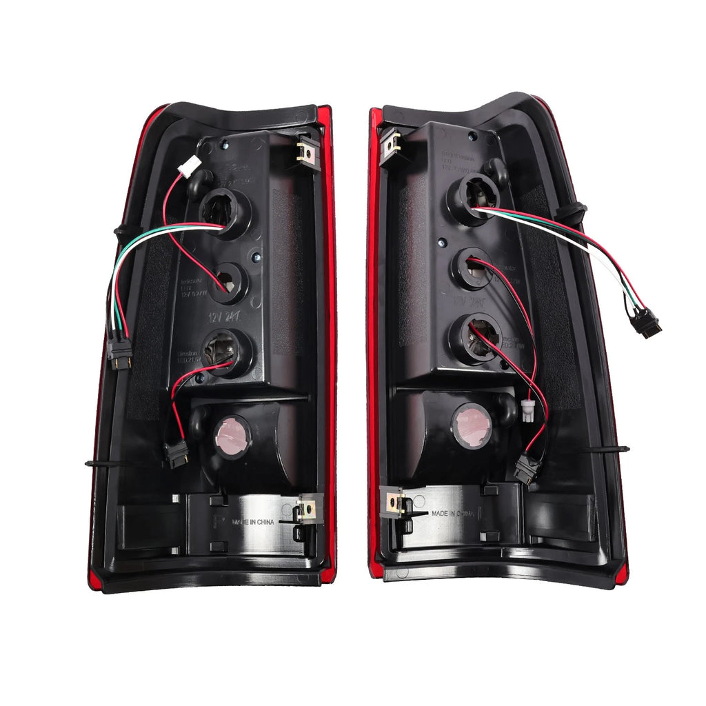 C-Tube LED Tail Lights for Chevy Silverado (2003–2006) Pair RED