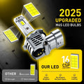 2X 9006 HB4 LED Headlight Bulbs for High/Low Beam (Universal Fit)